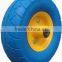 10 inch FLAT FREE wheels PU wheel with metal rims for tool carts hand trucks