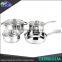 Good quality stainless steel camping 7pcs cookware sets cooking pan set