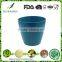 Best design Round No pollution bamboo fiber Indoor&Outdoor Flower pots
