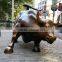animal metal bronze garden meatl craft bronze foundry brass fighting bull