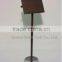 Adjustable wooden menu stand of restaurant equipment
