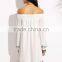 off shoulder smocking mini dress digital printing new design latest western dress patterns for girls