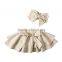2017 100%cotton baby girl's mini skirts,lovely mini skirt for baby girl