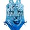 Good quality nylon/spandex baby girl swimsuit one piece swimwear