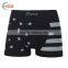 HSZ-0006 New Season Sexy Young Men Printed Underwear Custom Made Mens Black Boxer Briefs Shorts Seamless Underpants