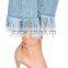 High quality jeans women fabric price new model jeans for ladies