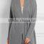 Light Grey Slips On Wool and Cashmere Blend Cardigan with Thin Waist Rope