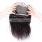 Brazilian Human Hair Kinky Straight lace frontal with 360 lace band