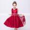 Wholesale boutique kids clothing baby girl frocks design pattens children lace evening dress