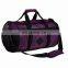 Custom fashion high quality sports duffel and folding travel sport bag with ball holder