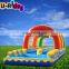 double line PVC inflatable water slip and slides