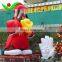 Indoor and outdoor inflatable God of Fortune wealth cartoon with led light for sale