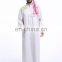 High quality cotton fabric arabic thobes long men Islamic thobe,latest design men's abaya