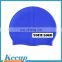 Personalized cheap round adult funny swimming cap with silicone material