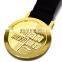 Factory Price Metal Gold Color Sport Running Medal