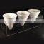Popular 3 Holes Acrylic Ice Cream Cone Display Case Holder