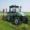 MAP504 small agricultural tractor loader and backhoe with mower