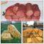 Packing PP vegetable net bag / Potato Garlic Fruit Orange Firewood Mesh bag / onions bags