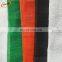 HDPE material green black red scaffolding mesh screen warning net