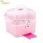 Plastic Baby Bathtub Set 9 PCS with Bottle Drying Rack Potty Basket