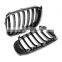 Gloss black 1-slat ABS plastic front kidney grill grille mesh bumper for BMW X3 X4 F25 F26 2014+