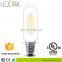 Newest 2200kK-5000K led filament lamp, 360 degree dimmable base E14 B15 tubular led filament bulb