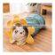 Pet toys sweet sunflower shape foldable cat play tunnel bed