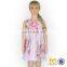 Girls Pink Flower Summer Dresses Children Fancy Boutique Dress 1-6 Years Old Baby Girls Dress