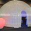 Customized 10 Meter Diameter Heat Sealed Inflatable White Dome Tent With Movable Entrance For Event