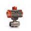 Q611F SS316 DN15~DN100 Thread Stainless Steel Pneumatic Ball Valve