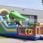 Outdoor Custom Castle Inflatable Crocodile Kroko Jumping Bouncer Slide Jumper Playground