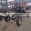 hydraulic rotary drill rig for soil sampling with wheels and trolley