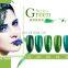 New light elegance manicure Soak Off Q.S Laiyin Green Purity glitter private label UV/LED Nail Gel Polish