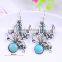 wholesale fashion vintage resin acrylic kallaite butterfly diamond crystal pearl earring designs