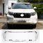 For Toyota Land Cruiser Prado FJ150 150 2010-2018 ABS Chrome Front Grill Decoration Frame Trim Car Accessories