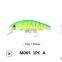 5.5cm 6.3g mini submerged tremble lifelike treble hook seabass  long shot minow hard Fishing Lure