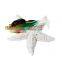 70mm Jig head soft plastic bass fishing lure silicone lure vibration