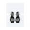Heels Style Wedding Summer High Heels Big Size Rhinestone Open Toe Black Color Party Sandals Ladies Shoes Bell Bottom Heels