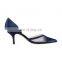 Latest arrival high fashionable design women fancy rhinestone med heels sandals shoes for ladies footwear other color options