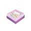 Elegant Purple 350g Cardboard Paper Box Customized Logo Foldable Box for Birthday Gift Box