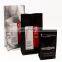 Custom Printed Matte Finish Black Silver Aluminum Foil Recycle Coffee Packaging Bag With Valve
