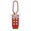 Super September High Quality Insulation Nylon Hasp Lock Safety Lockout With Logo