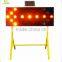 Best price aluminum LED solar powered traffic safety warning sign