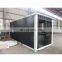 Black modified prefab container shop/ modular shipping container house