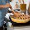 Bamboo wood kitchen utensil burn bamboo utensils spoon set engraved from China