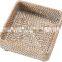New Design Rattan Napkin Tissue Holder With Leg Unique Cheap Wholesale Tableware wicker napkin basket in Vietnam