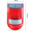 Solar alarm infrared induction light solar remote control alarm light anti-theft(wechat:13510231336)