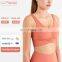 Slim Outer Wear Custom Women Nude Sport Yoga Bra Front Wrinkles Athletic Gym Sports Bra