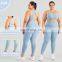 Fashion Hollow Mesh Cross Backless Sports Bra Nude Gym Plus Size Yoga Tops