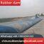 Pillow type rubber dam fire water storage bag river treatment spot sale for Chinese factory